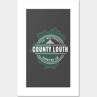 County Louth Map Posters and Art